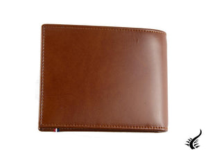 S.T. Dupont Line D Wallet, Brown, Leather, 6 Cards, 180100