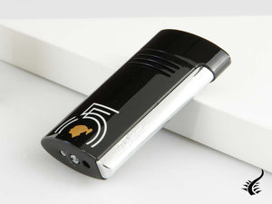 S.T. Dupont Megajet Cohiba 55th Anniversary Lighter, Lacquer, Black, 020055