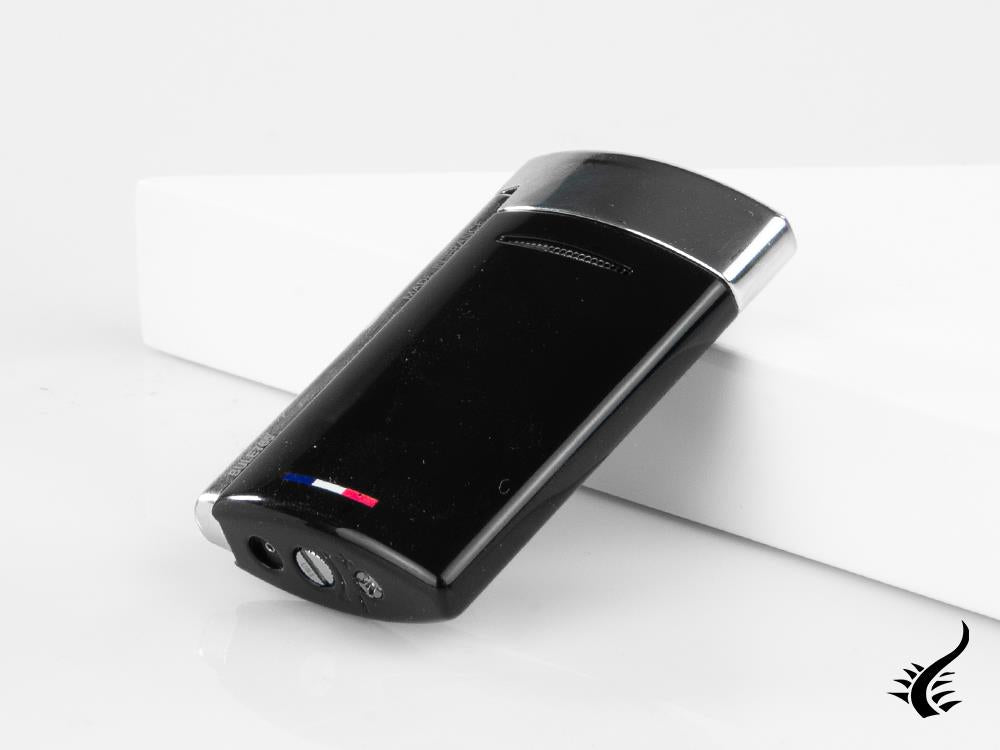 S.T. Dupont Minijet Lighter, Chrome, Black, Laquer, 010804