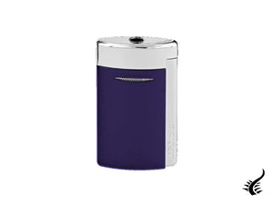 S.T. Dupont Minijet Lighter, Chrome, Lacquer, Blue, 010801