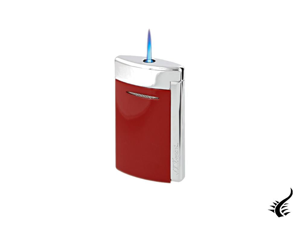 S.T. Dupont Minijet Lighter, Chrome, Red, Laquer 010803