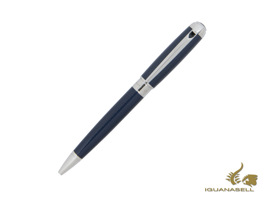 Stylo bille ST Dupont New Line D Medium, Laque, Guilloché, Bleu