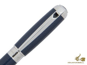 Stylo bille ST Dupont New Line D Medium, Laque, Guilloché, Bleu