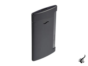 Briquet ST Dupont Slim7, Gun metal, brossé, gris, 027712