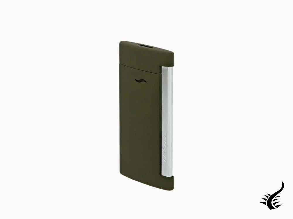 S.T. Dupont Slim7 Matt Khaki Lighter, Lacquer, Green, 027747