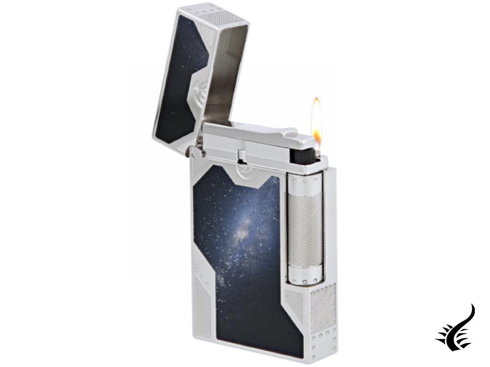 S.T. Dupont Space Odyssey Premium Ligne 2 Lighter, Blue, Limited Edition, C16768