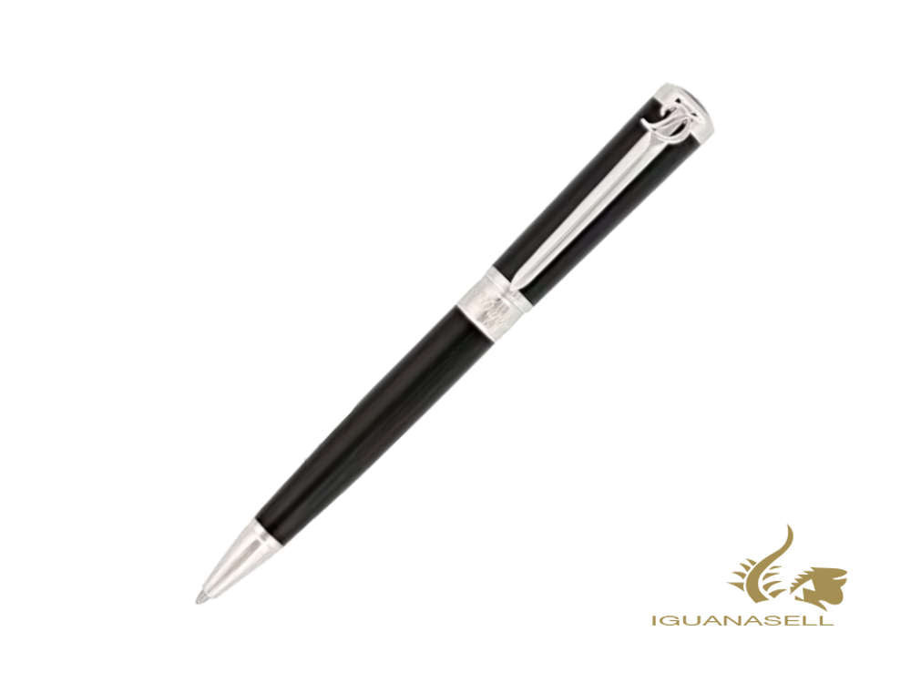 Stylo à bille ST Dupont Sword, Laque, attributs Palladium, Noir, 295102