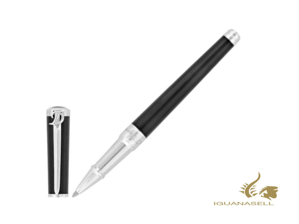 S.T. Dupont Sword Rollerball pen, Lacquer, Black, Palladium trim, 292102