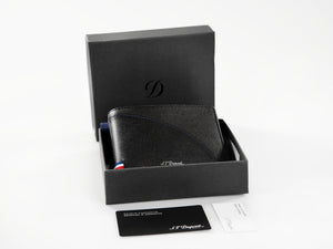 S.T. Dupont Défi Millennium Wallet, Leather, Black, 8 Cards, 172002