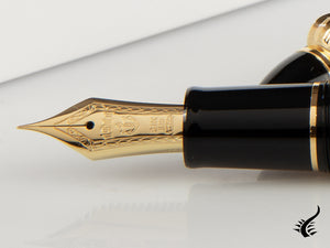 Sailor 1911 Large Gold Series Fountain Pen, Resin, Black, 11-2021-420