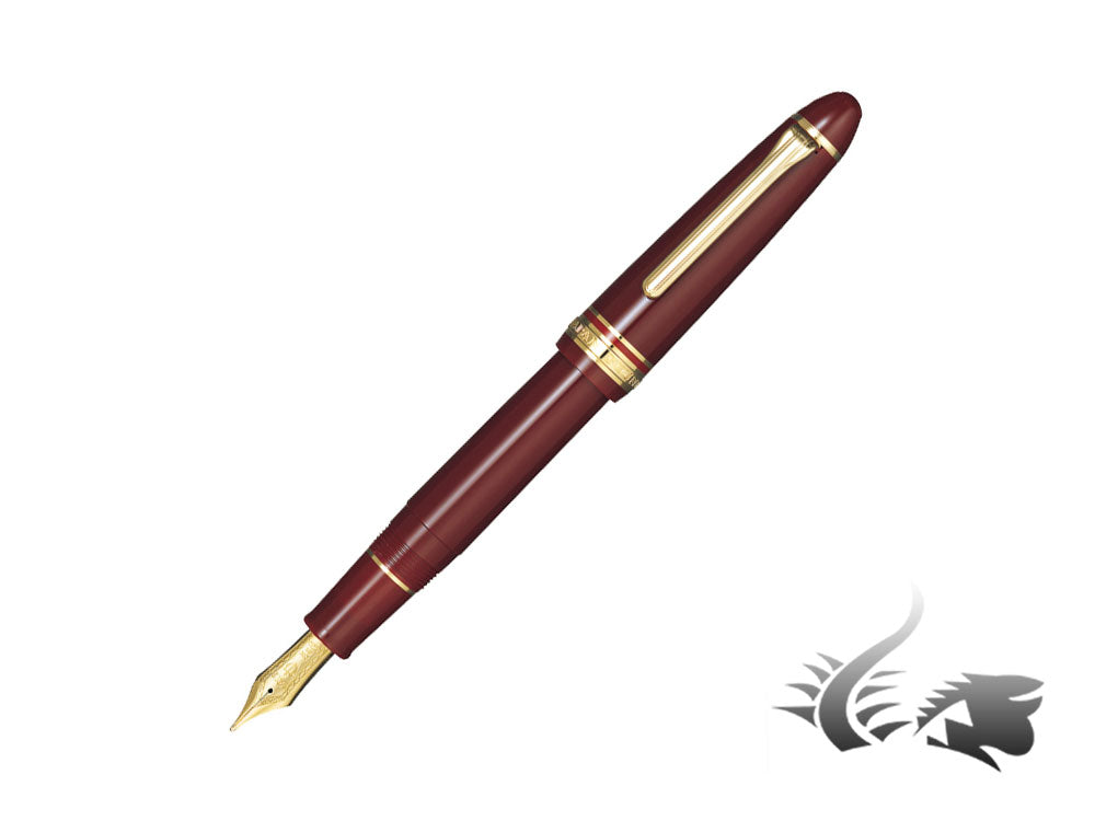 Sailor 1911 Large Lefty Series Fountain Pen, Brown, Gold, 11-2023-432