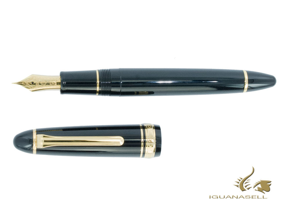 Sailor 1911 Large Lefty Series Fountain Pen, Gold, Black, 11-2023-420