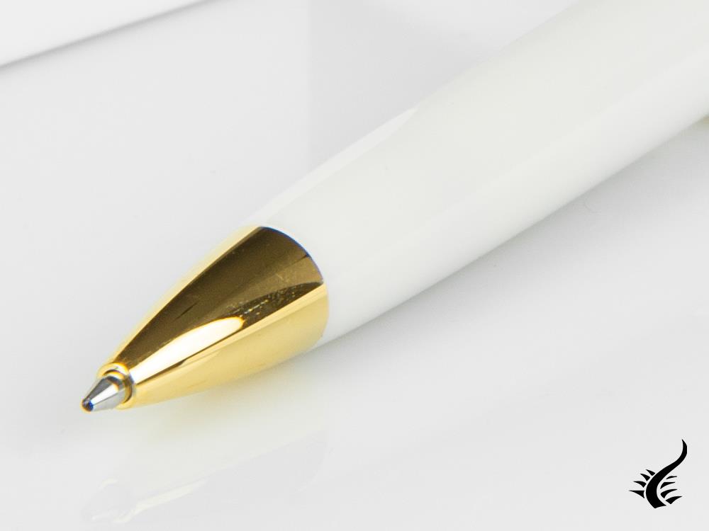 Sailor 1911 Large Series Ballpoint pen, White, Gold Trim, 16-1009-610