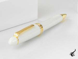 Sailor 1911 Large Series Ballpoint pen, White, Gold Trim, 16-1009-610