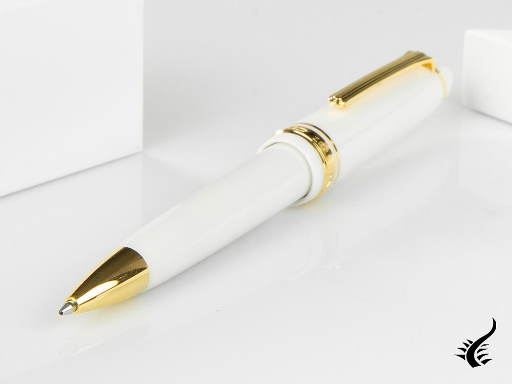 Sailor 1911 Large Series Ballpoint pen, White, Gold Trim, 16-1009-610