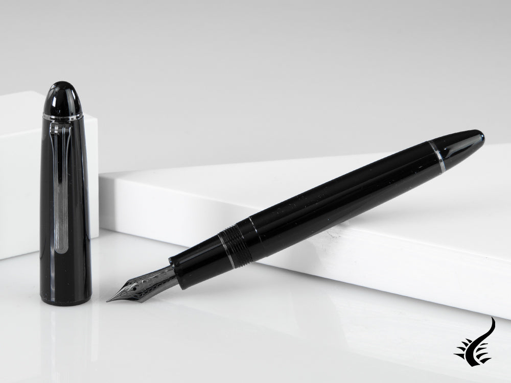 Stylo plume Sailor 1911 Large Series Blackout, noir, PVD, édition spéciale.