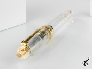 Sailor 1911 Large Series Fountain Pen, Demonstrator, 24k Gold Trim