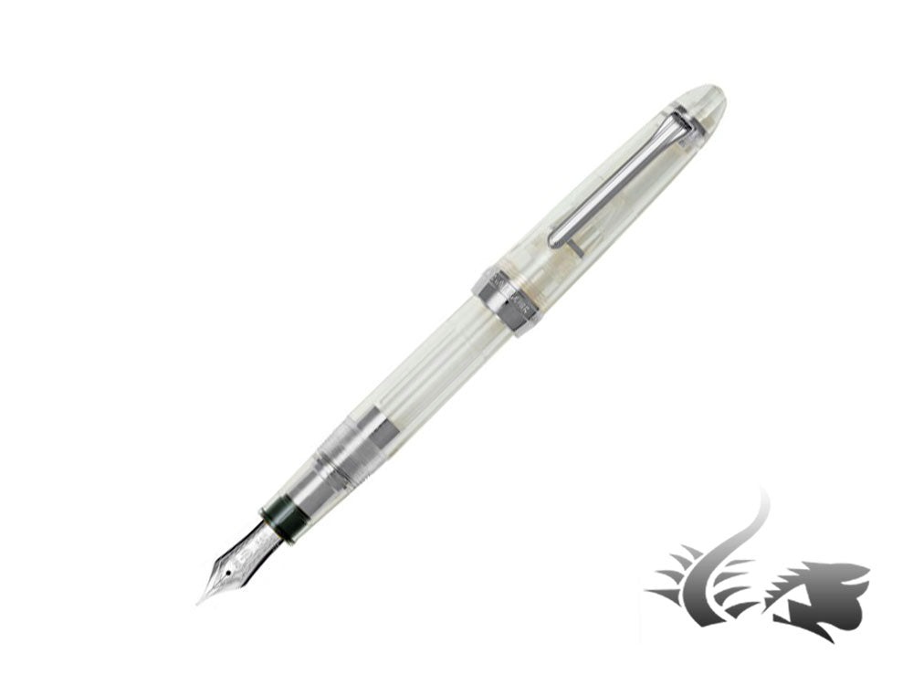 Stylo plume Sailor 1911 Large Series, Demonstrator Silver, Chrome, 9223