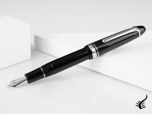 Stylo plume Sailor 1911 Large Silver Series, noir, chrome, 11-2024-420