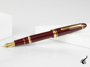 Sailor 1911 Series Realo Fountain Pen, Resin, Maroon, Gold, 11-3924-432