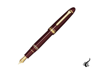 Sailor 1911 Series Realo Fountain Pen, Resin, Maroon, Gold, 11-3924-432