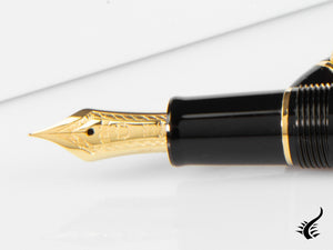 Stylo plume Sailor 1911 Standard Series, noir, garniture dorée, 11-1219-420