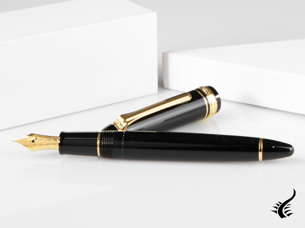 Stylo plume Sailor 1911 Standard Series, noir, garniture dorée, 11-1219-420