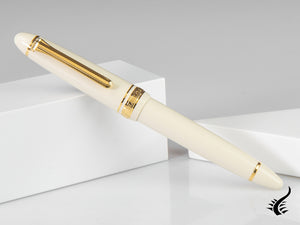 Sailor 1911 Standard Series Fountain Pen, Ivory, Gold Trim, 11-1219-417