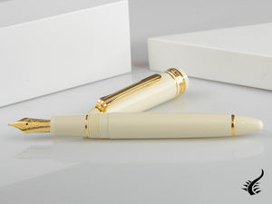 Sailor 1911 Standard Series Fountain Pen, Ivory, Gold Trim, 11-1219-417