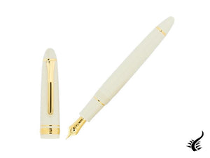 Sailor 1911 Standard Series Fountain Pen, Ivory, Gold Trim, 11-1219-417