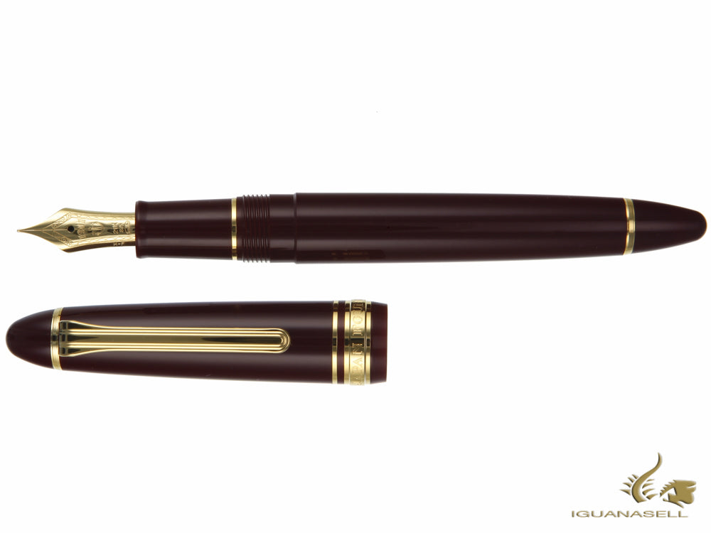 Sailor 1911 Standard Series Fountain Pen, Maroon, Gold trim, 11-1521-432