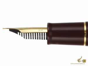 Sailor 1911 Standard Series Fountain Pen, Maroon, Gold trim, 11-1521-432