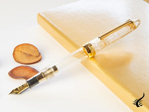 Sailor 1911 Standard Series Fountain Pen, Resin, Demonstrator, Gold trim