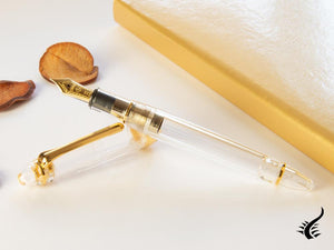 Sailor 1911 Standard Series Fountain Pen, Resin, Demonstrator, Gold trim