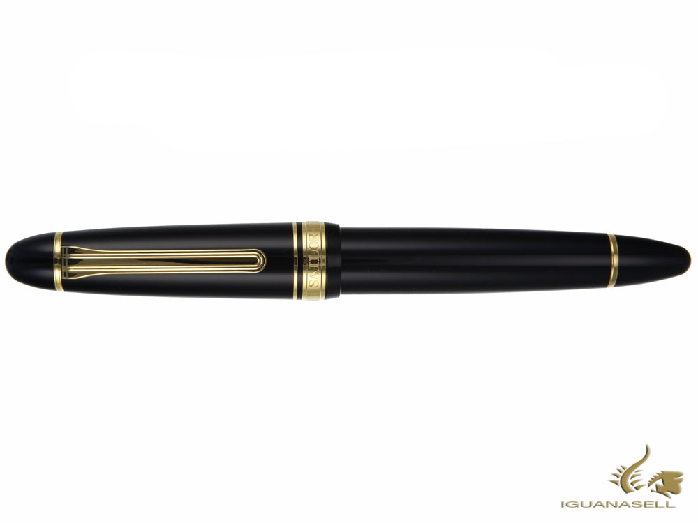 Stylo plume Sailor King of Pens ST Gold, noir, résine, 11-6001-420