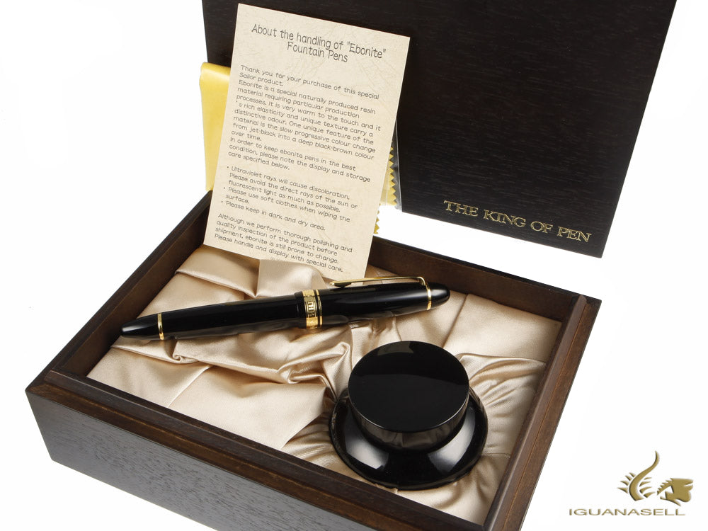 Sailor King of Pens ST Gold Fountain Pen, Black, Resin, 11-6001-420