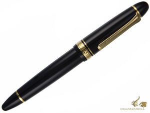 Stylo plume Sailor King of Pens ST Gold, noir, résine, 11-6001-420