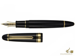 Stylo plume Sailor King of Pens ST Gold, noir, résine, 11-6001-420