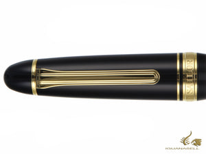 Stylo plume Sailor King of Pens ST Gold, noir, résine, 11-6001-420