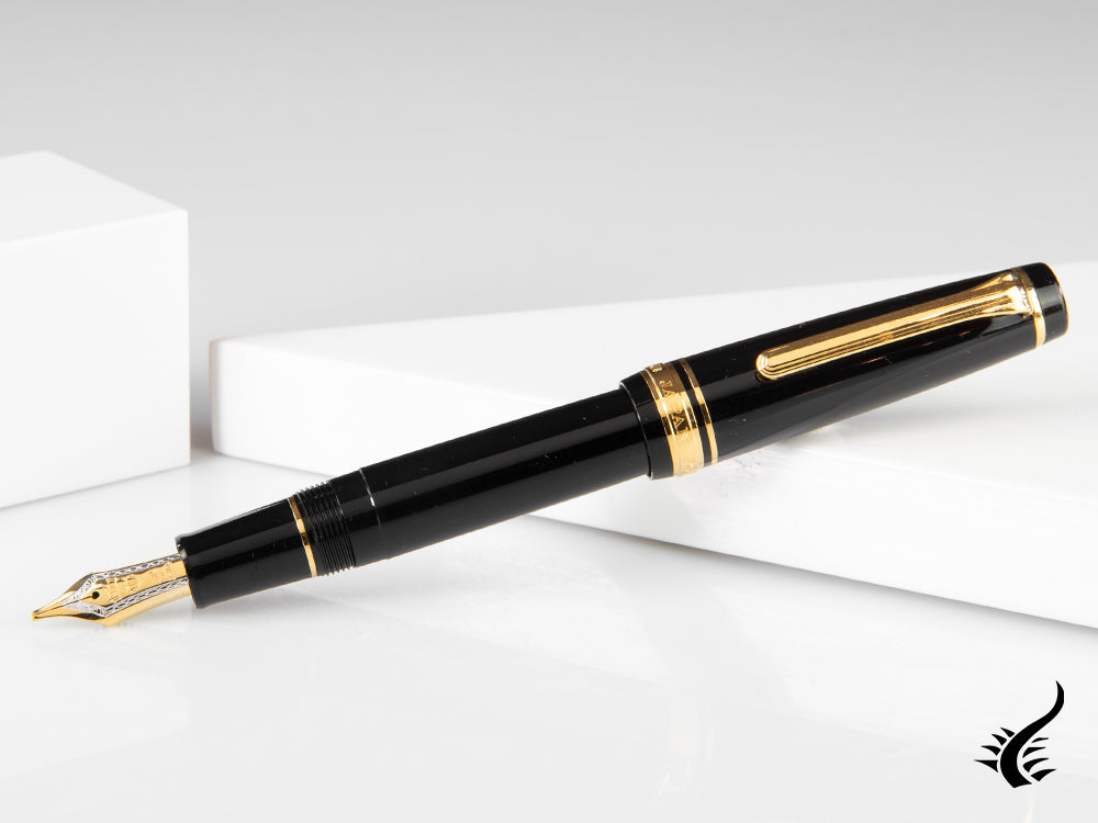 Stylo plume Sailor Professional Gear Gold 24k, noir, 11-2036-420