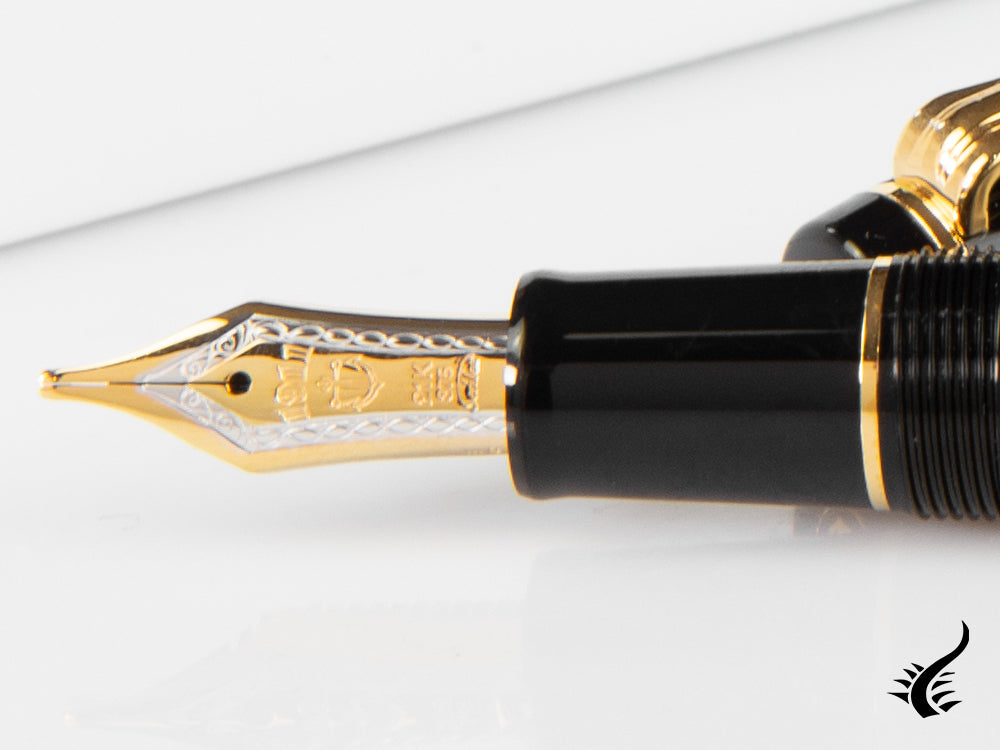 Stylo plume Sailor Professional Gear Gold 24k, noir, 11-2036-420