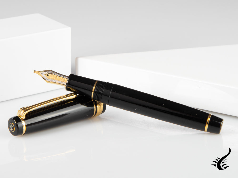 Stylo plume Sailor Professional Gear Gold 24k, noir, 11-2036-420