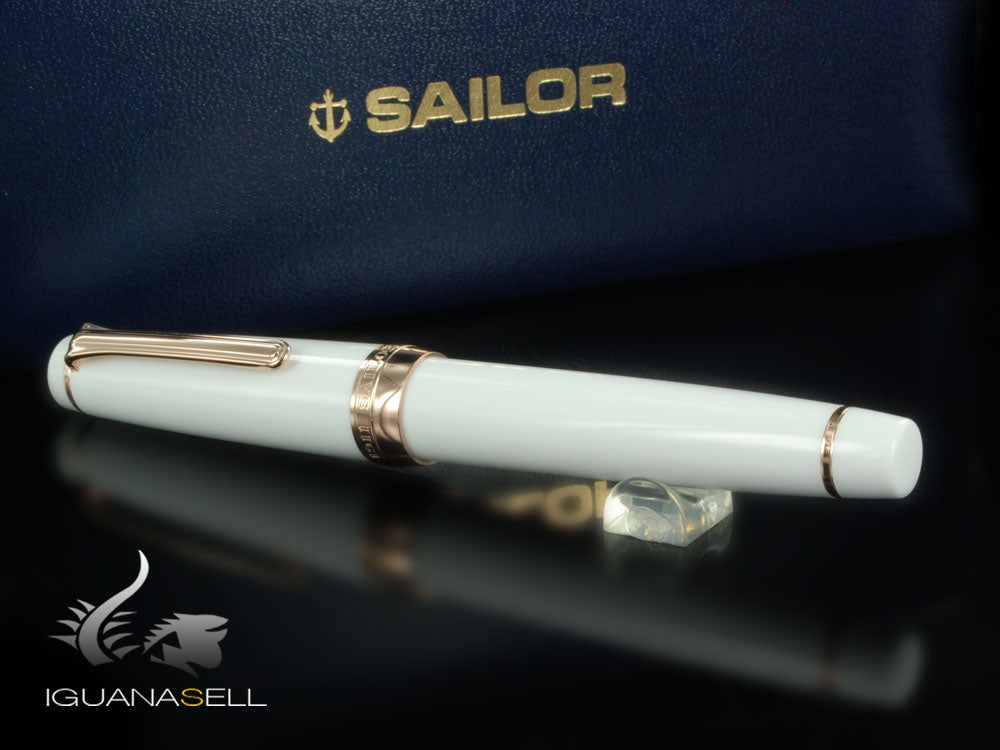 Stylo plume Sailor Professional Gear en or rose, blanc, 11-3017-310