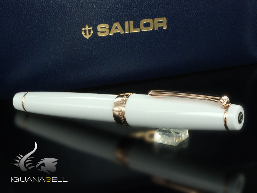 Sailor Professional Gear Pink Gold Fountain Pen, White, 11-3017-310