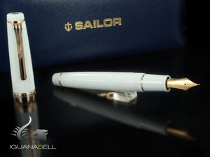 Stylo plume Sailor Professional Gear en or rose, blanc, 11-3017-310