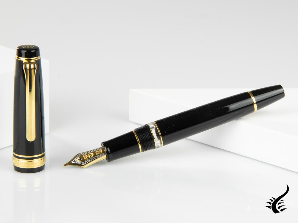 Sailor Professional Gear Realo Fountain Pen, Black, Gold, 11-3926-420