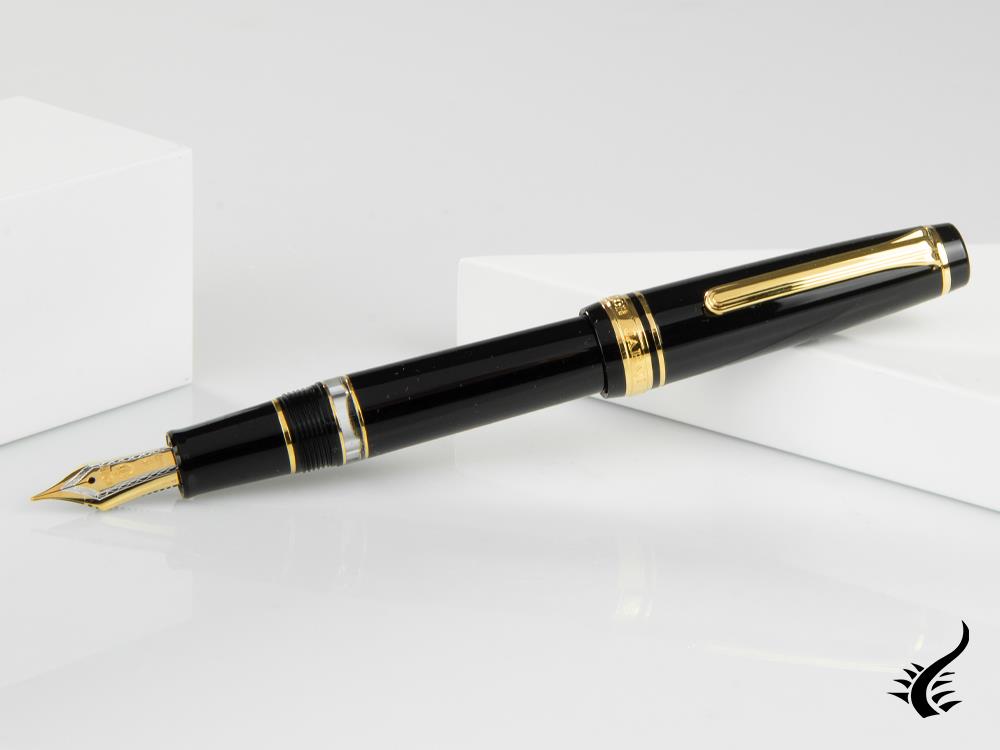 Sailor Professional Gear Realo Fountain Pen, Black, Gold, 11-3926-420