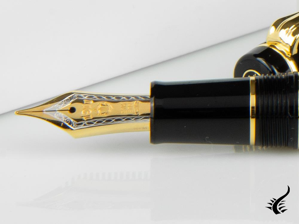 Sailor Professional Gear Realo Fountain Pen, Black, Gold, 11-3926-420