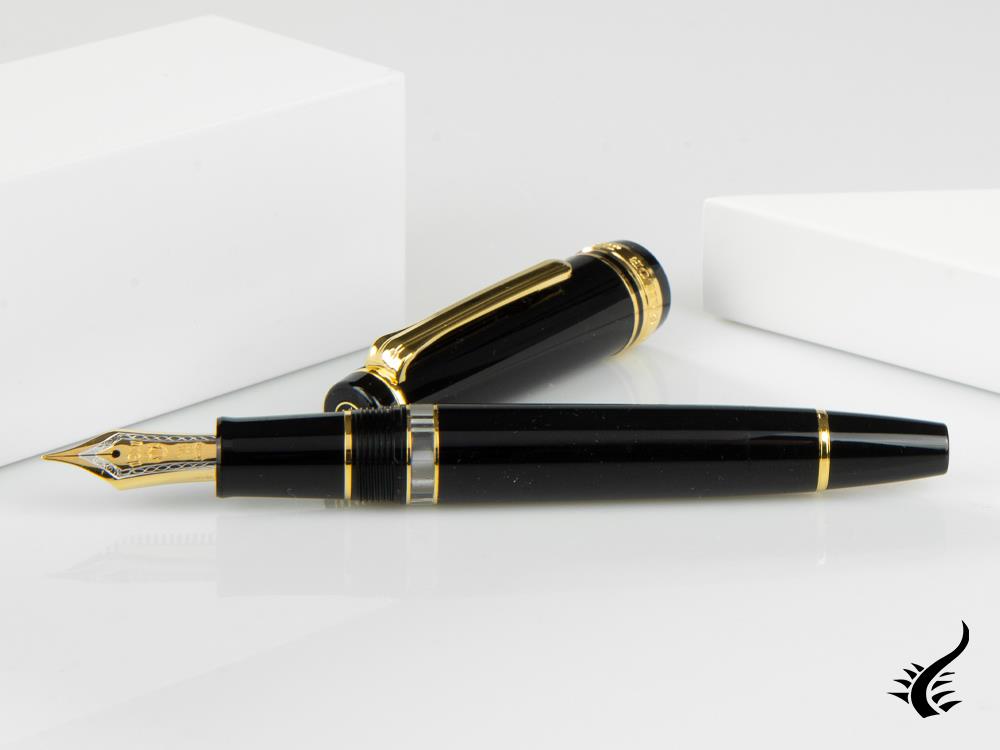 Sailor Professional Gear Realo Fountain Pen, Black, Gold, 11-3926-420