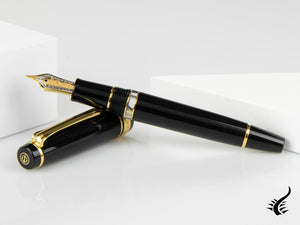 Sailor Professional Gear Realo Fountain Pen, Black, Gold, 11-3926-420